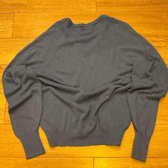 Christian Dior Blue V-Neck Sweater - Picture 5 of 6